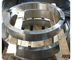Forged and rolled ring proof machined to size